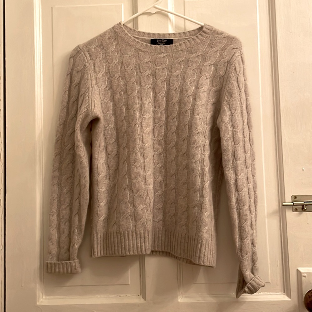 100% cashmere sweater